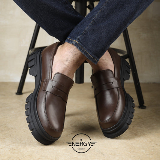 حذاء BLجلد طبيعي - رجالي