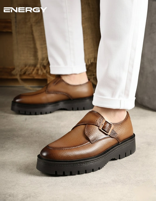 جذاء رجالي جلد طبيعي M7